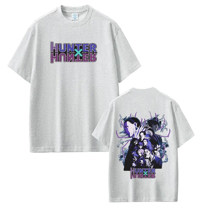 Anime Hunter X Hunter T Shirt Spider Phantom Troupe Member Manga Short Sleeve Tshirt Men Women Cotton Casual Loose Tshirts