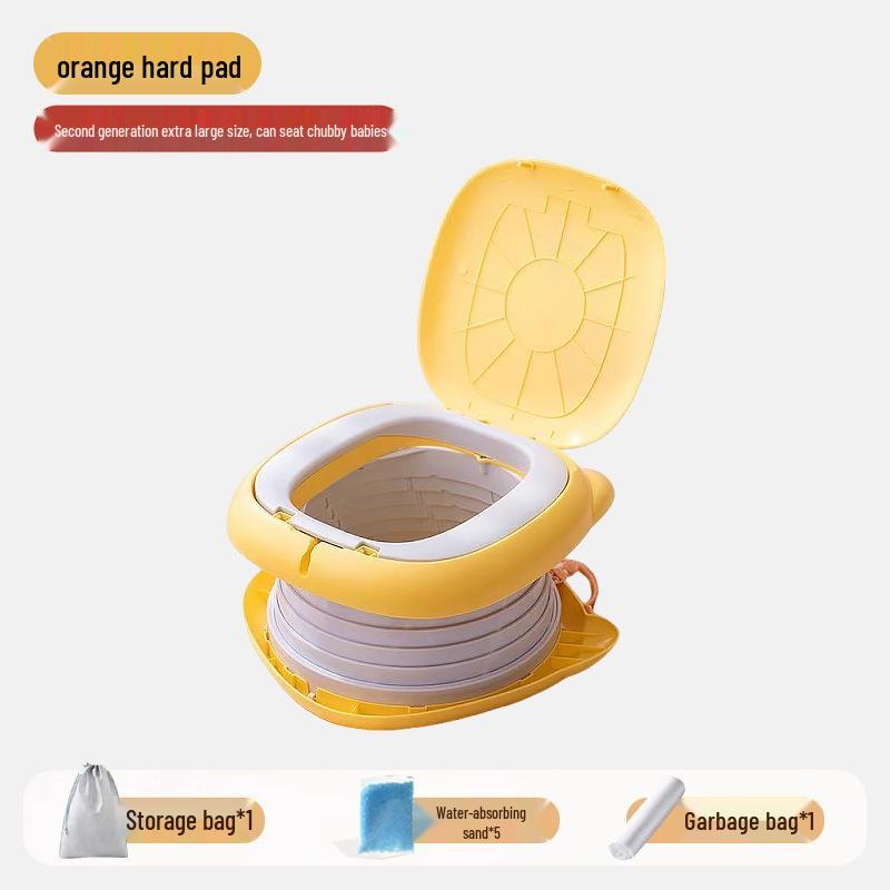 Children's Portable Travel Potty - Foldable and Compact for Outdoor Camping and Emergencies