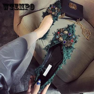 Damen Frühling und Sommer Spitzschuh Herbst Flache Casual All-Match Einzelschuhe Große Größe Partyschuhe mit weicher Unterseite