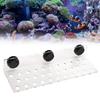 Aquarium Fish Tank Coral Rack Bracket Acrylic Strong Suction Coral Frag Rack Bracket 32 Hole