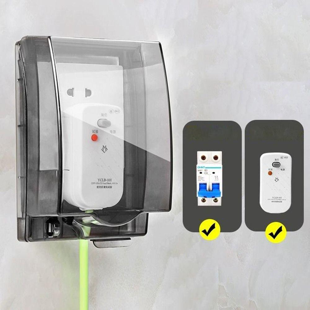 Capac Protector Comutator Impermeabil Protector Transparent pentru Priză Capac pentru Fișă Electrică pentru Casă
