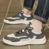 With Ties Round Foot Boots Wemens Shoes Men's High Black Shoes Sneakers Sports Joggings Top Grade Due To Sapatenis Seasonal
