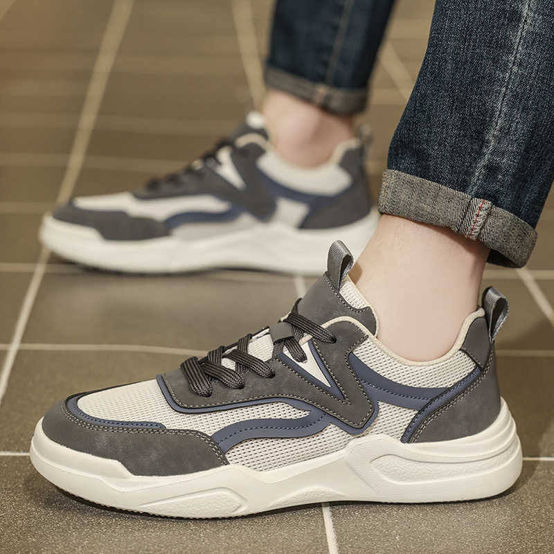 With Ties Round Foot Boots Wemens Shoes Men's High Black Shoes Sneakers Sports Joggings Top Grade Due To Sapatenis Seasonal