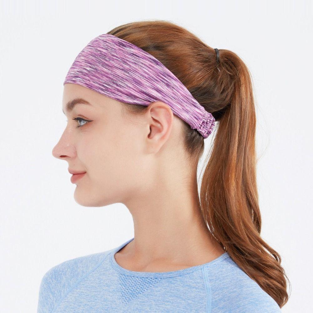 Breathable Yoga Sweatband Polyester Fibre/Spandex Yoga Hair Band Yoga Headbands  Riding Bike
