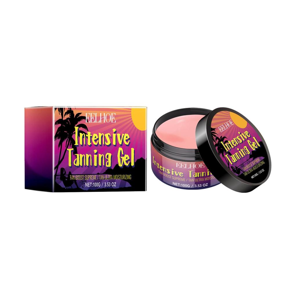 EELHOE Peach Tanning Gel Summer Sun Beach Sunless Tanning Beauty Deeply Moisturizing Skin