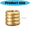 Rust Resistant Copper Cylinder Beads Handmade Jewelry Spacers Assorted Colors Easy Stringing DIY Accessories For Craft Enthusiasts