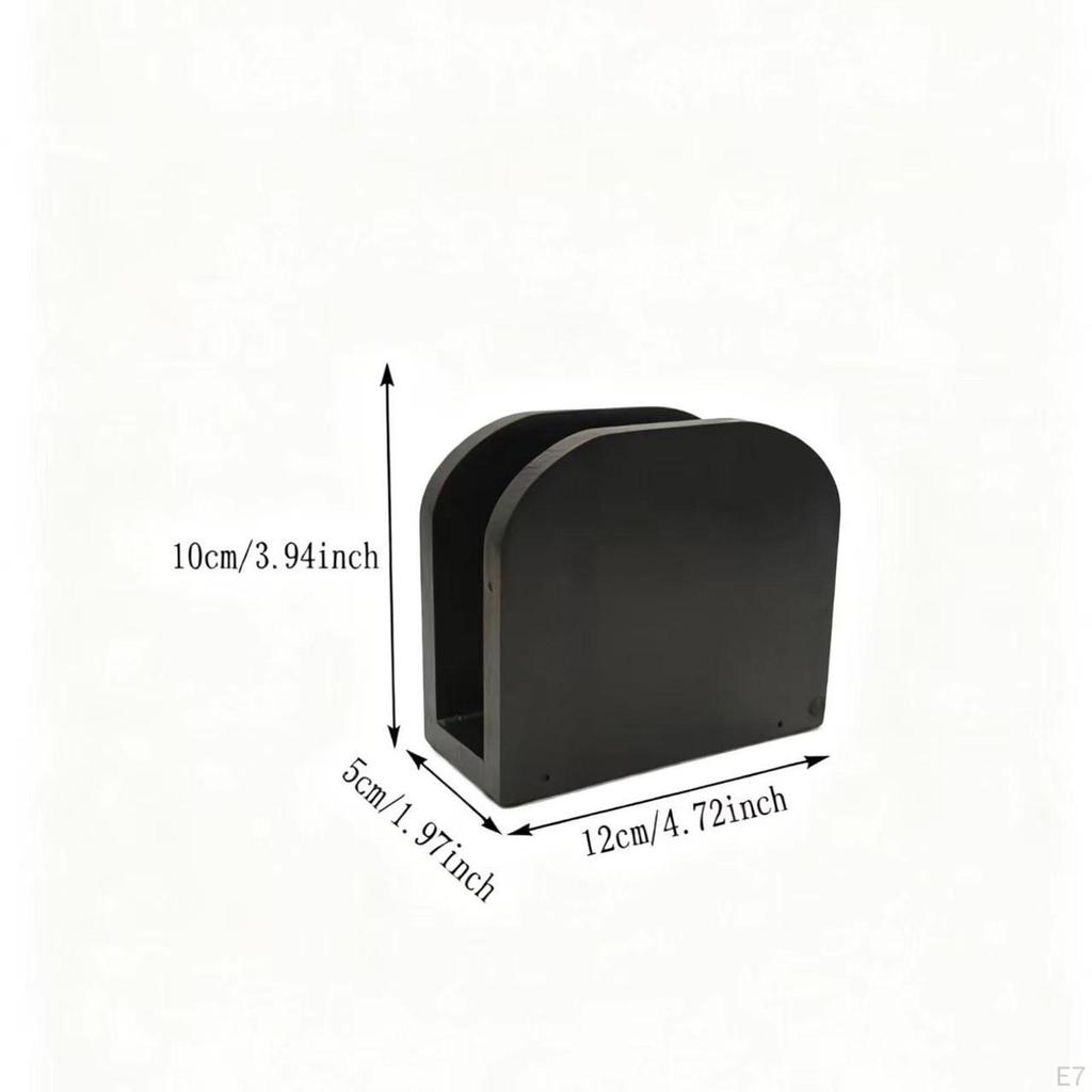 Wood Napkin Holder Dispenser for Table Standing Bar Countertop Tabletop