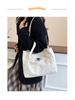 Women's Corduroy Chain Shoulder Bag - 2025 Autumn/Winter High-End Large Capacity Tote