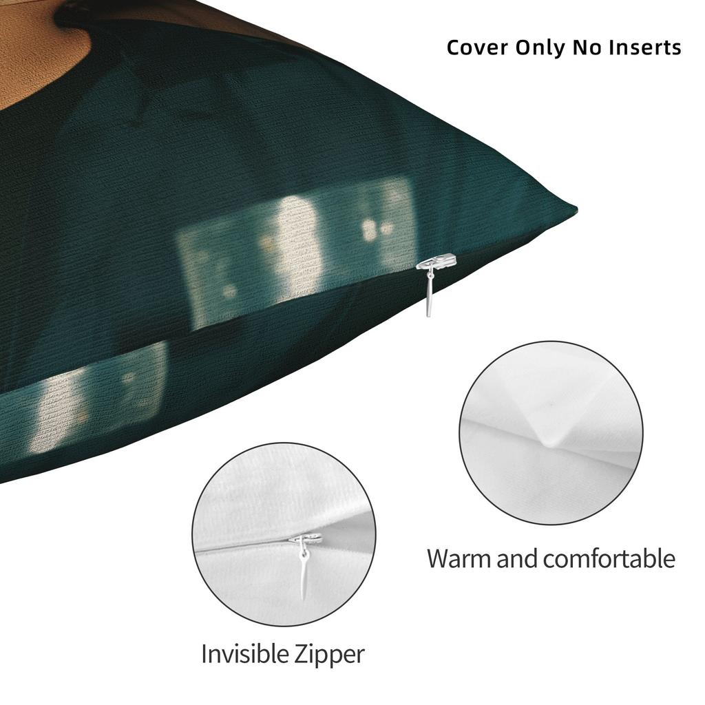 Singer L-Luis M-Miguel Pillow Cover  Retro Trendy Pillow Case For Sofa Couch Bed Living Room Soft Pillowcases Birthday Present