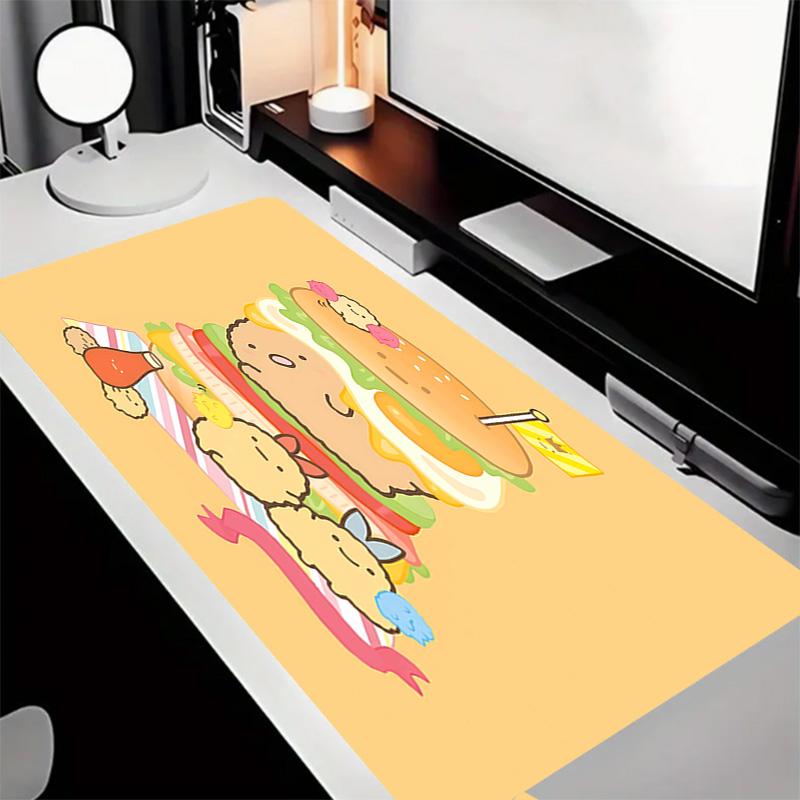 Sumikko Gurashi2 Theme Premium Non-slip Mouse Pad with Stitched Edges,Durable Rubber Material,for Desktop & Gaming Great Gifts