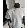 American Heavy Shoulder Short-Sleeved T-Shirt Men'S Summer Tough Guy Wear Elastic Slim-Fitting Small Neckline T-Shirt Bottoming Shirt Summer