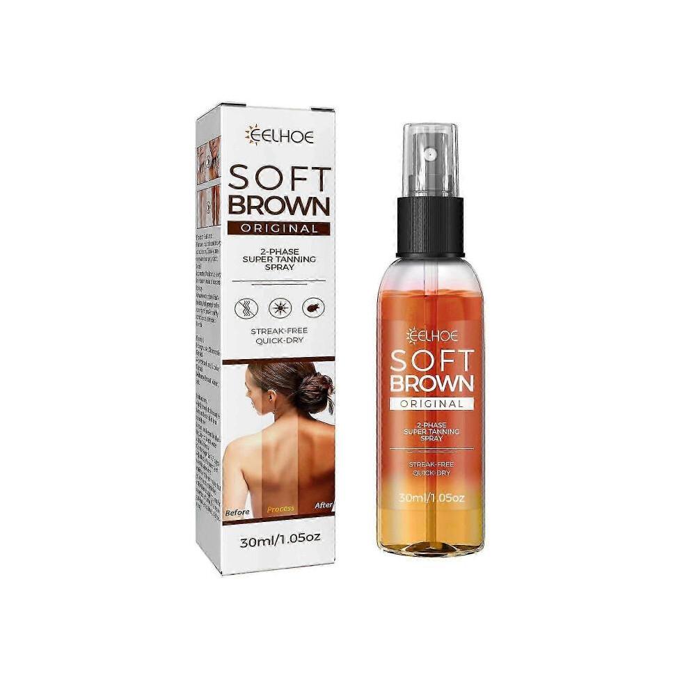 Self Tanning Spray Assist Natural Soft Antique Bronzer Wheat Skin Tone Tanning Accelerator Spray Beach Outdoor Sunscreen Care