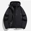 Hooded Jacket Three-in-one Men's Spring and Autumn Tide Brand Jacket Outdoor Windproof Mountaineering Suit Men
