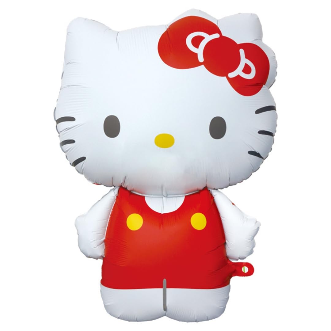 

MORIMOTO Sangyo Hello Kitty Die-Cut Balloon W71×H82×D30cm 3D Character Party Decoration Cute Birthday Event