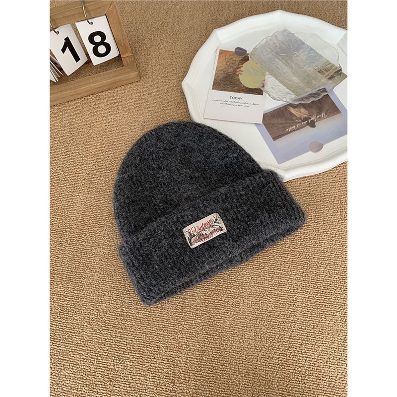 Cotton Knitted Beanie Hat For Women With Warm Coverage For Winter Outdoor Activities