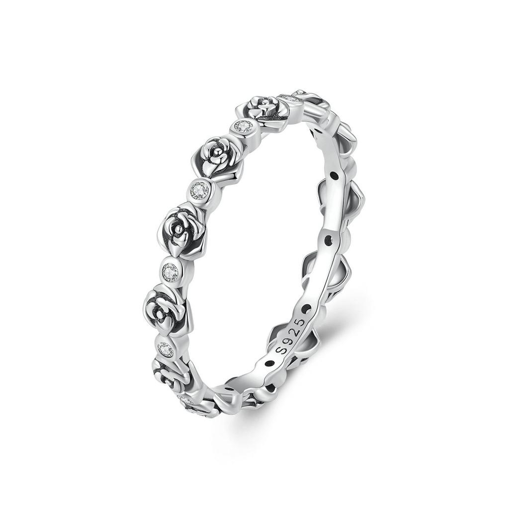 925 Sterling Silver Simple Rings for Women Wedding Engagement Heart Rings with Zircon  Female Jewelry 2025