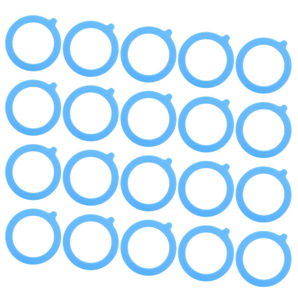 20Pcs Glass Jar Gaskets Replacement Silicone Seal Airtight Gaskets Sealing Rings for Jar Lid for Preserving Jars