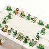 24 Count Irish Themed Wooden Hanging Ornament Patrick's Day Decorations For Cultural Holiday Celebration Supplies