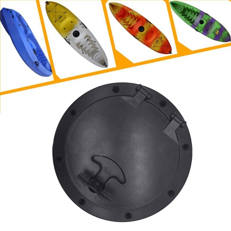 6" Deck Plate Hatch Cover Kit with Storage Bag for Marine Inflatable Boats Kayaks Rigging Wear Resistant