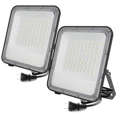 MAGOKORO LED Floodlight 50W IP66 Waterproof Work Light 6500LM 500W Equivalent Daylight Work Light Energy Saving High Brightness Lightweight Wide Angle