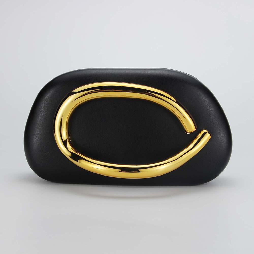 

Women S Shoulder Oblique Span Bag, Special-Shaped Shell Acrylic Bag, Fashion Wedding Dinner Clutch Bag чорний