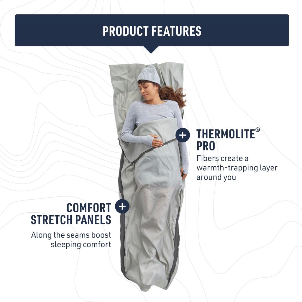 Sea To Summit Silk Blend Sleeping Bag Liner, Mummy, Compact.