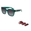 GUCCI Eyewear Double G Square frame Sunglasses (Unisex) Sunglasses GG0034S