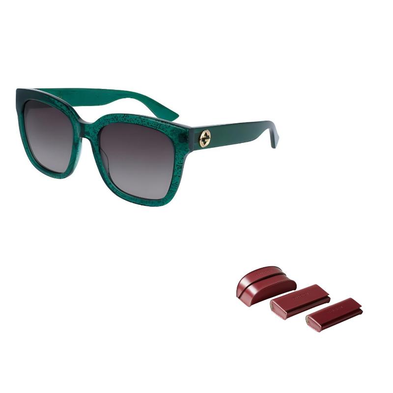 GUCCI Eyewear Double G Square frame Sunglasses (Unisex) Sunglasses GG0034S