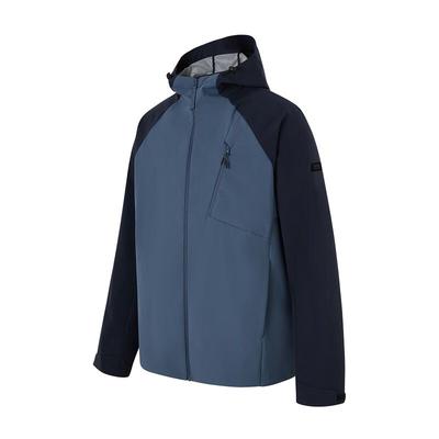 Comfortable Zippered Raglan Hooded Jacket Men Jackets KG8962