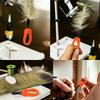 Hackle Pliers High Carbon Steel Ergonomic Non-slip Handle Fly Tying Pliers Feather Clips for DIY Fly Fishing Lure Making