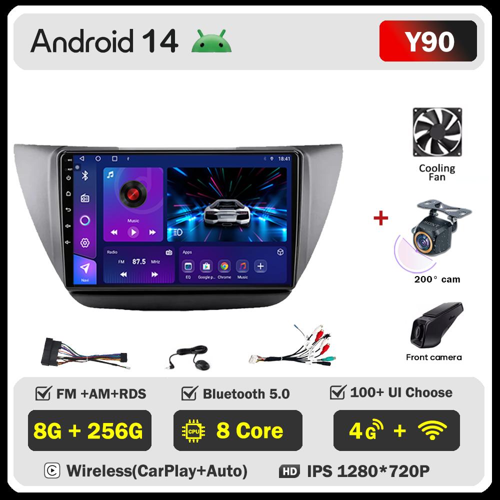 Android 14 Radio For Mitsubishi Lancer 9 Cs 2000 -2010 Car Multimedia Video Player GPS Navigation  Intelligent Car Systems Wifi