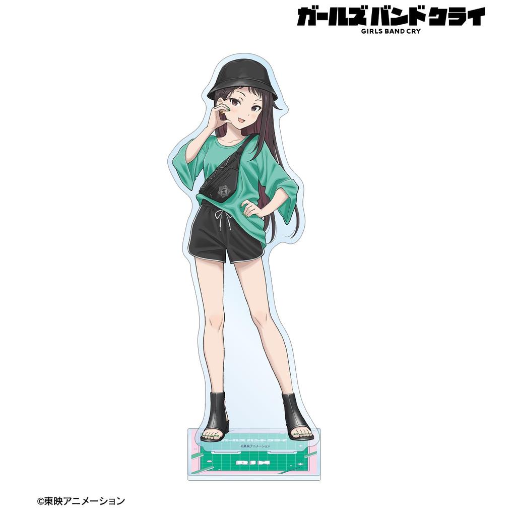 Girls Band Cry Original Illustration Rin Casual Clothes Ver. Extra Large Acrylic Stand
