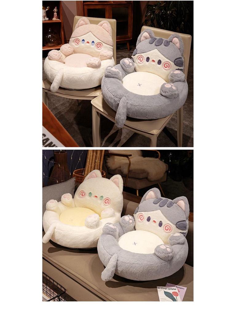 Integrated Tatami Floor Cushion and Backrest for Living Room or Balcony