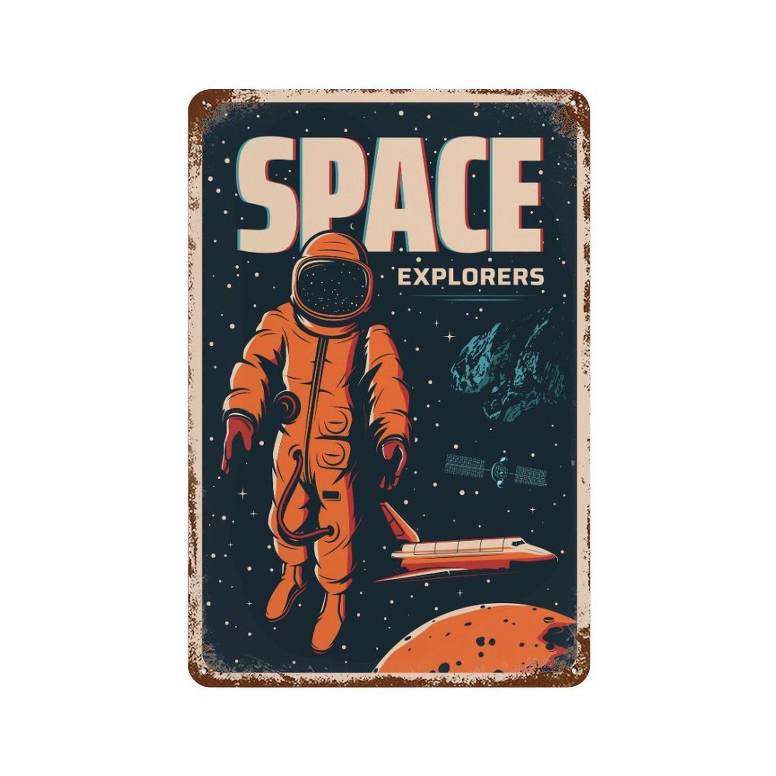 

1PC Vertical Rustic Tin Wall Sign with Aged Patina, 20x30cm or 30x40cm, Vintage Retro Metal Poster for Home Bar Cafe Garage Restaurant Decoration 20*30CM