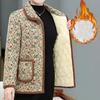 Women Autumn and Winter Thicken Plus Size Outerwear Middle-Aged Elderly Mothers Add Velvet Warm Jacket