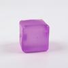 Transparent Maltose Ice Cube Slow Rebound Squishy Toy, Solid Clear Gel Cube Squeeze Fidget, Soft Stress Relief Decompression Toy