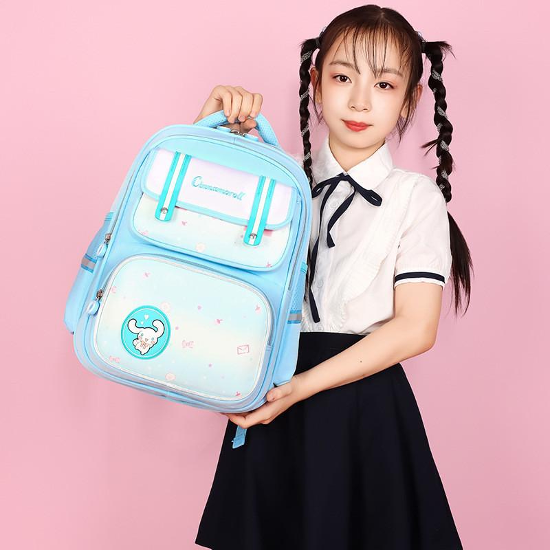 Adorable Lightweight Nylon School Backpack With Cartoon Design For Girls And Boys