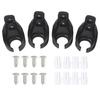 4Pcs Universal Bungee Kits Parts Bungee Ball Receivers Brackets for Outdoor Exterior Sun Shade,Room Roller Sun Shade