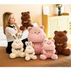 Cute Rabbit Pig Bear Plush Stuffed Doll Pillow For Birthday Gift