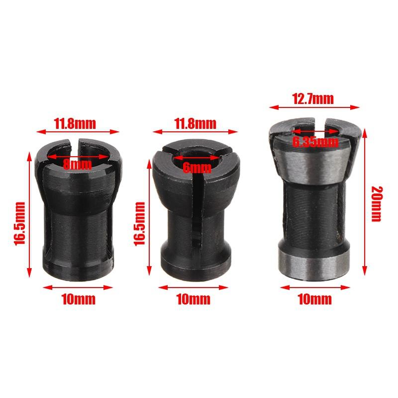 6 mm/6,35 mm/8 mm Fräser, Spannzange, Verlängerungsstange, Holzgravur-Formwerkzeug