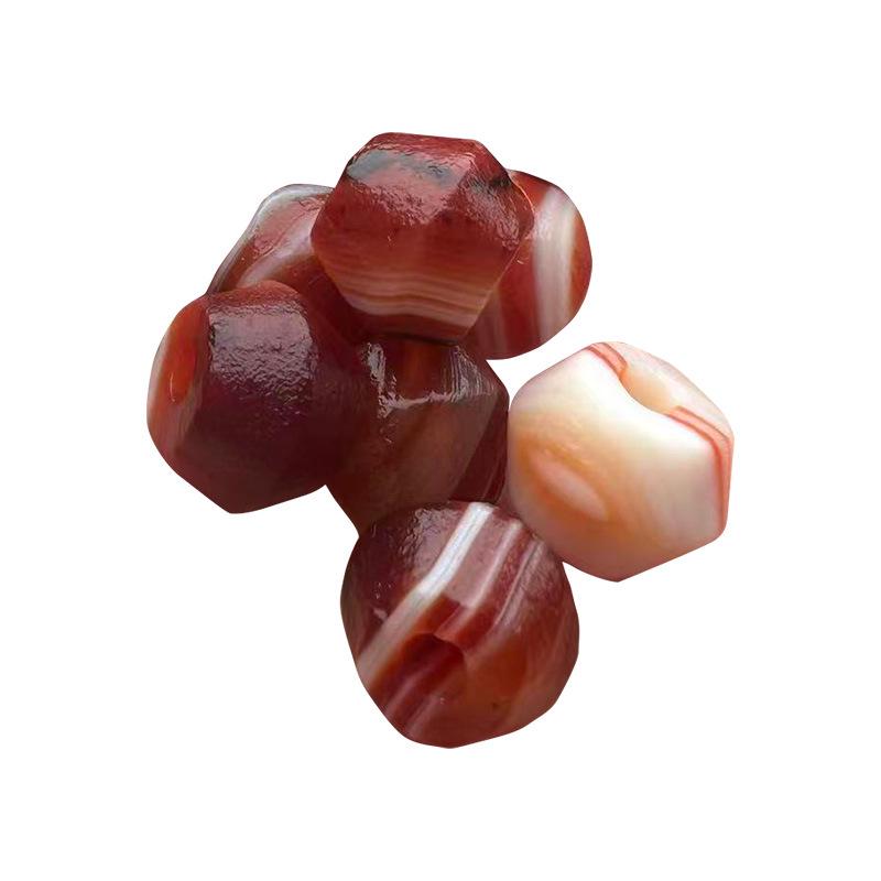 Hand-Carved High Oil Coating Red Agate Chalcedony Beads 10×11mm for DIY Jewelry