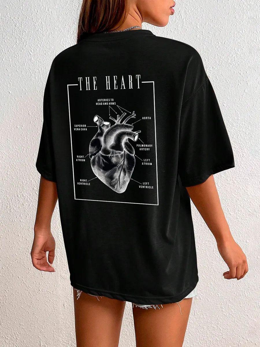 Medical print on back T-shirt XL