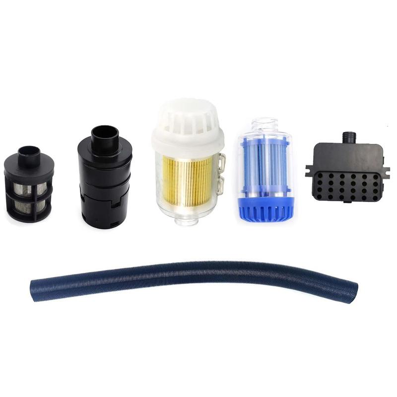 25mm Air Diesel Heater Intake Filter + Intake Duct Ducting Pipe + 2x Clips For Diesel Heater Replacement Accessories