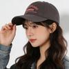 Solid Color Embroidery Letter Baseball Cap Cotton Peaked Cap Apparel Accessories Sun Hat  Girl