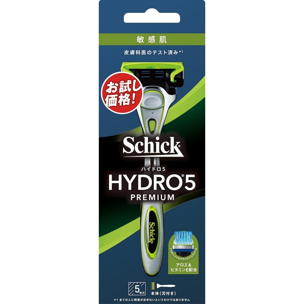 Бритва Schick Men S с защитой для кожи Hydro5 Premium для чувствительной кожи 5 лезвий