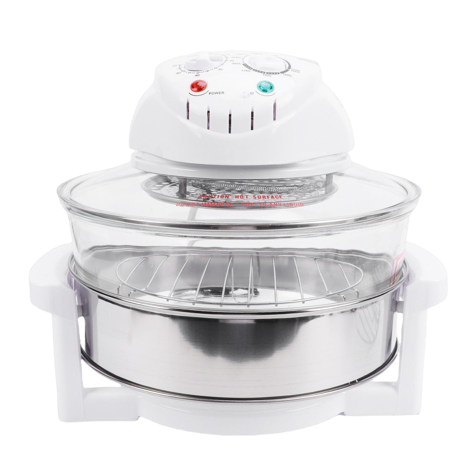 

Fryer 17L 360 Degree Viewable Fryer with Temperature Control Multifunction Cooker for Kitchens Restaurants Food Stalls