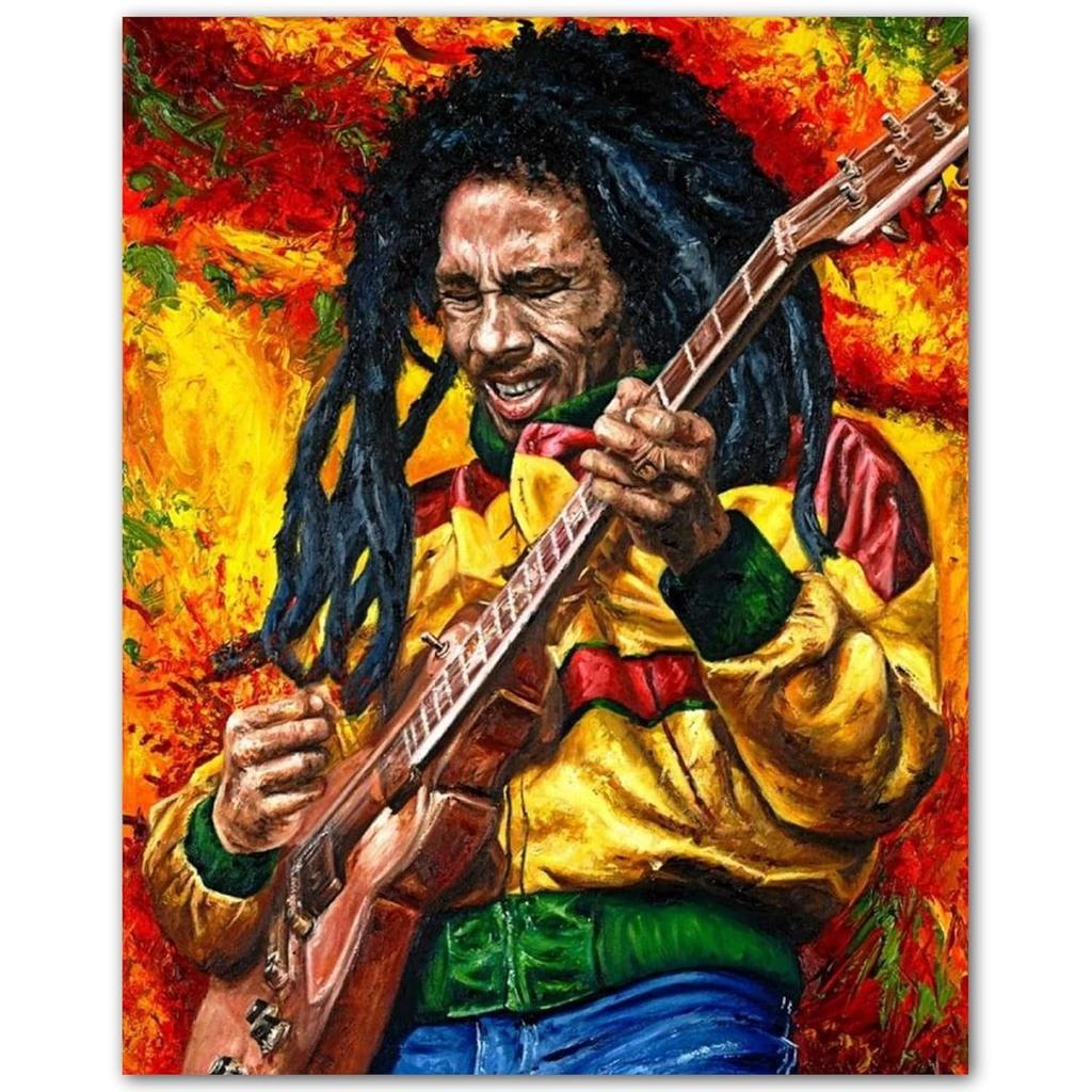 Bob Marley Gobelín Živé Nástěnné Umění