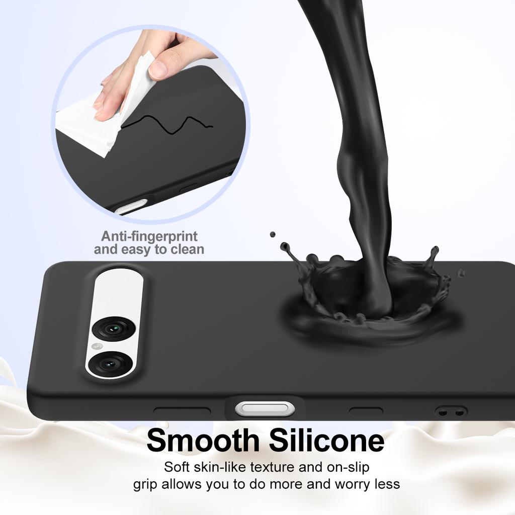 Für Sony Xperia 10 VII Hülle Magnetische Hülle Anti-Drop Flüssigsilikon Handyhülle