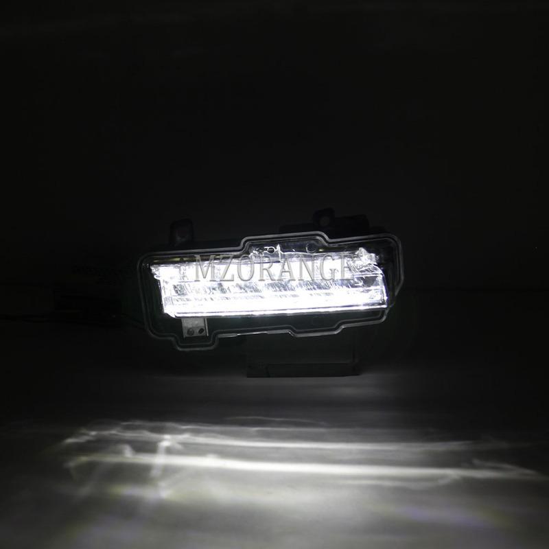 LED DRL for Mitsubishi Pajero 2015 2016 2017 2018 2019 2020 For Montero V98 Daytime Running Light Headlight White Led Fog Light