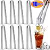 Stainless Steel Ice Tongs Coffee Sugar Cubes Small Clips BBQ Meat Tong BBQ Bread Food Clamp Wedding Birthday Party Kitchen Tools